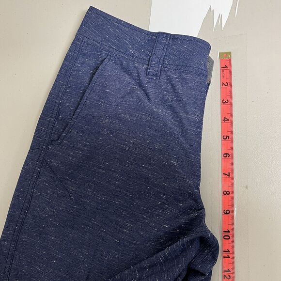 Toad & Co Mission Ridge Shorts Men 31 Blue Speckled Chino Hiking Nylon Blend - Picture 7 of 9